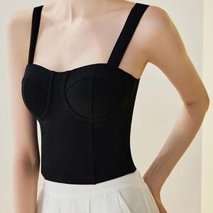 Black Fancy Bodysuit